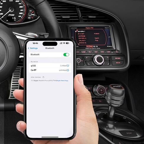 محول موسيقى عالي الوضوح للسيارة Audi Bluetooth، محول صوت لاسلكي، متوافق مع Audi 3G AMI، واجهات 2G AMI، وسائط مرسيدس، واجهة موسيقى مرسيدس، وواجهة موسيقى فولكس فاجن in Saudi Arabia