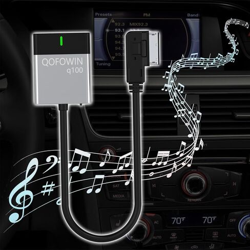 محول موسيقى عالي الوضوح للسيارة Audi Bluetooth، محول صوت لاسلكي، متوافق مع Audi 3G AMI، واجهات 2G AMI، وسائط مرسيدس، واجهة موسيقى مرسيدس، وواجهة موسيقى فولكس فاجن in Saudi Arabia