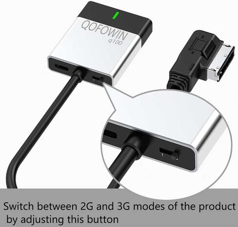 محول موسيقى عالي الوضوح للسيارة Audi Bluetooth، محول صوت لاسلكي، متوافق مع Audi 3G AMI، واجهات 2G AMI، وسائط مرسيدس، واجهة موسيقى مرسيدس، وواجهة موسيقى فولكس فاجن in Saudi Arabia