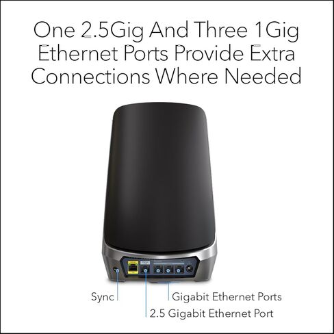 NETGEAR Orbi Quad-Band WiFi 6E Mesh Add-on Satellite (RBSE960B) (Renewed) in Saudi Arabia