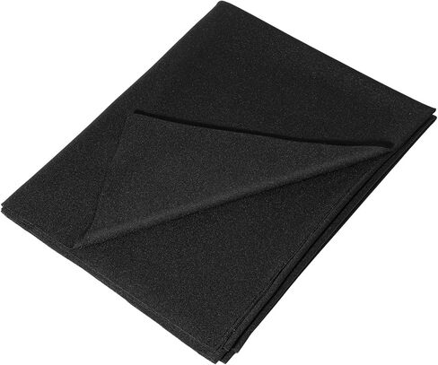Speaker Grill Cloth 67"x19.7" Black Speaker Fabric Cover Breathable Dustproof Subwoofer Stereo Fabric Replacement for Home Speakers Stage Audio Speakers Custom Cabinets in Saudi Arabia