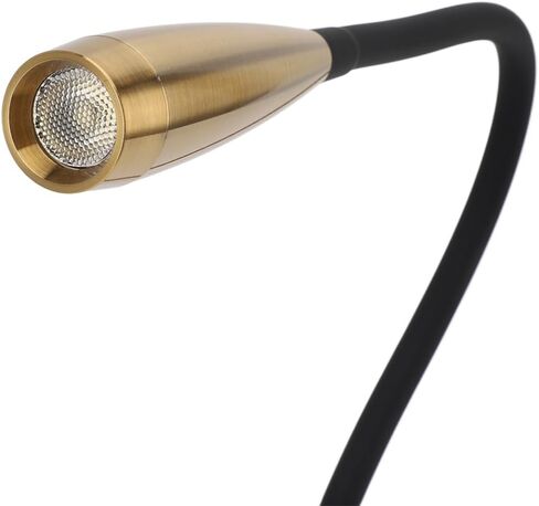 Haofy Gooseneck Wall Mount Lamp, Aluminum Construction, Flexible 360 Degree Adjustable Reading Light for Bedside and Desk in Saudi Arabia