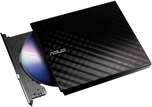Asus Storage SDRW-08D2S-U/BLK/G/AS Slim DVDRW 8X USB أسود للبيع بالتجزئة in Saudi Arabia