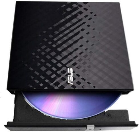 Asus Storage SDRW-08D2S-U/BLK/G/AS Slim DVDRW 8X USB أسود للبيع بالتجزئة in Saudi Arabia