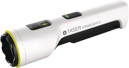 TASER StrikeLight 2 Rechargeable Self-Defense Flashlight with Painful 10 µC Stun Charge | Portable, Lightweight Protection for Running, Jogging, Pet Walking, Camping, Hiking, and Outdoors in Saudi Arabia
