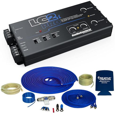 Stinger SS1200XS 4GA Copper 1200W Amplifier Wiring Kit with LC2i-PRO 2-Channel line Output Converter in Saudi Arabia