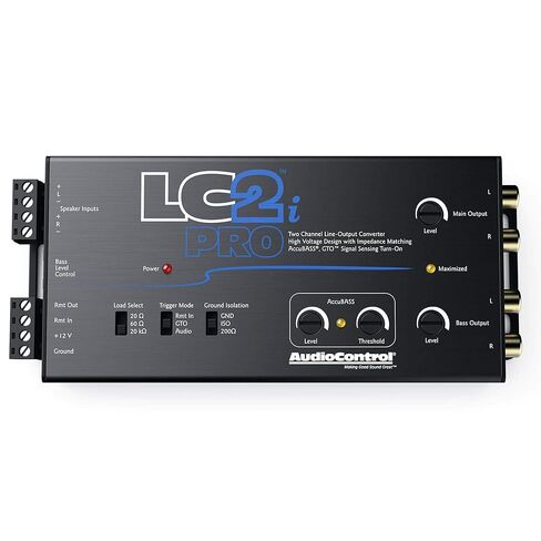 Stinger SS1200XS 4GA Copper 1200W Amplifier Wiring Kit with LC2i-PRO 2-Channel line Output Converter in Saudi Arabia
