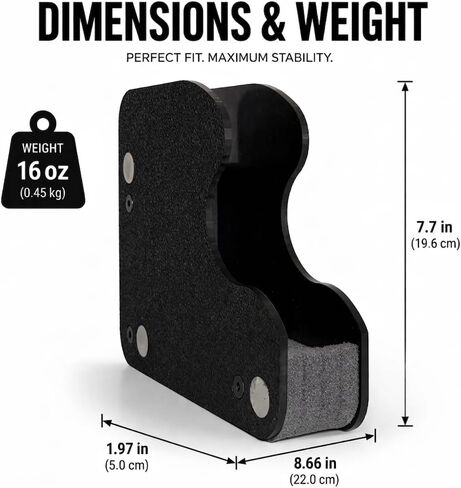 XARVO Magnetic Pistol Rack for Gun Safe, Modular Handgun Holder Organizer, Soft Foam Scratch-Free Storage Expandable Fits Most Pistols Revolvers Slots Shelf Accessory Firearm in Saudi Arabia
