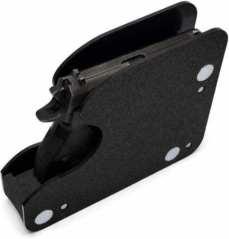 XARVO Magnetic Pistol Rack for Gun Safe, Modular Handgun Holder Organizer, Soft Foam Scratch-Free Storage Expandable Fits Most Pistols Revolvers Slots Shelf Accessory Firearm in Saudi Arabia