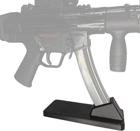 Hammy3DPrints Display Stand for HK MP5 9mm Metal Curved Mag | Rifle Holder Storage Rack in Saudi Arabia