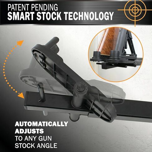 Rush Creek Creations Adjustable Metal 2-Gun Wall Rack – Wall Mounted Rifle & Shotgun Storage Organizer in Saudi Arabia