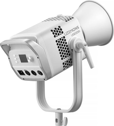 Godox Litemons 620W ثنائي اللون LED Monolight (أبيض)، 2800–6500K، CRI/TLCI 98، NFC والتحكم في التطبيقات، DMX، حامل Bowens، يتضمن عاكس (LE600BiBLK) in Kuwait