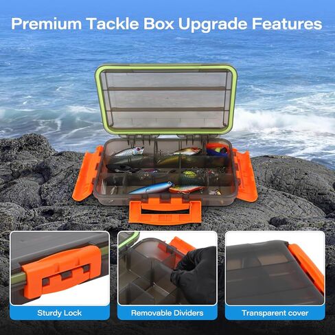 Fishing Tackle Box with Fishing Lures,72Pcs Trout Fishing Lures Kit-Pliers,Spinnerbaits,Hooks,Fishing Swivel,Saltwater &Freshwater Fishing Gear and Equipment,Fishing Gifts for Men in Saudi Arabia