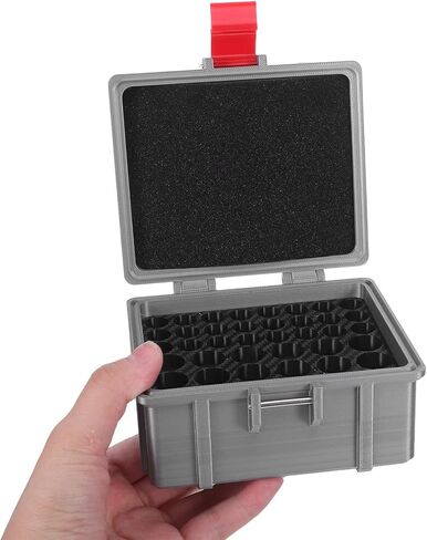 SEWACC Battery Organizer Storage Box for Aa and AAA, Sturdy Plastic Waterproof Multi-Slot Battery Holder Case for Portable Home, Outdoor and Travel Use in Saudi Arabia