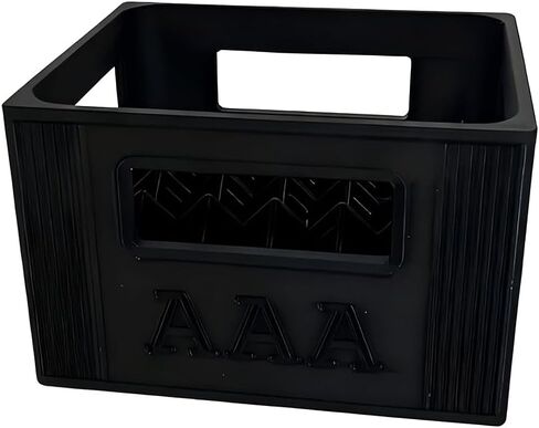1pc 3D Printed AA Battery Storage Box - Large Capacity, 30/20 Compartments, Durable Plastic Organizer（orange） in Saudi Arabia