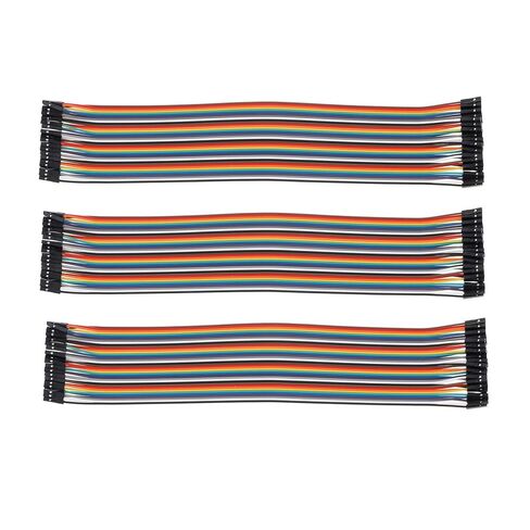 120pcs Breadboard Jumper Wires 15 cm Male to Male Multicolored Ribbon Cables Fit for Arduino Projects in Saudi Arabia