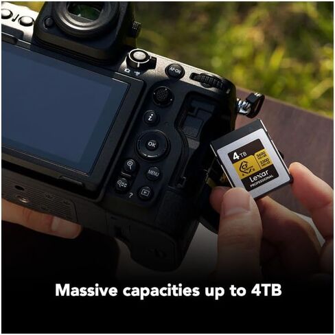 بطاقة الذاكرة Lexar Gold Series Professional CFexpress 4.0 Type-B - 4 تيرابايت، مفردة in Saudi Arabia