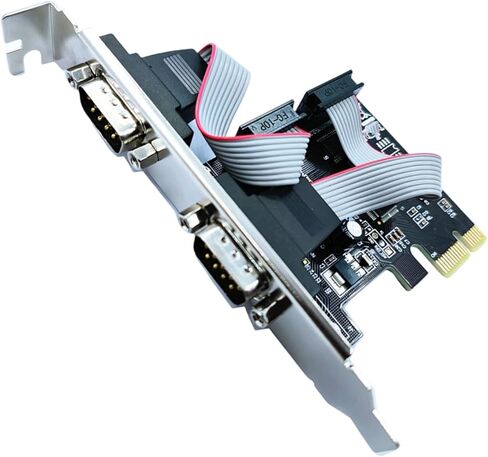 بطاقة توسيع PCIe RS232 منفذ توسيع الموصل المتوازي لاستبدال ملحقات سطح المكتب منفذ السلسلة الصناعية in Kuwait
