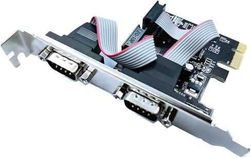 بطاقة توسيع PCIe RS232 منفذ توسيع الموصل المتوازي لاستبدال ملحقات سطح المكتب منفذ السلسلة الصناعية in Kuwait