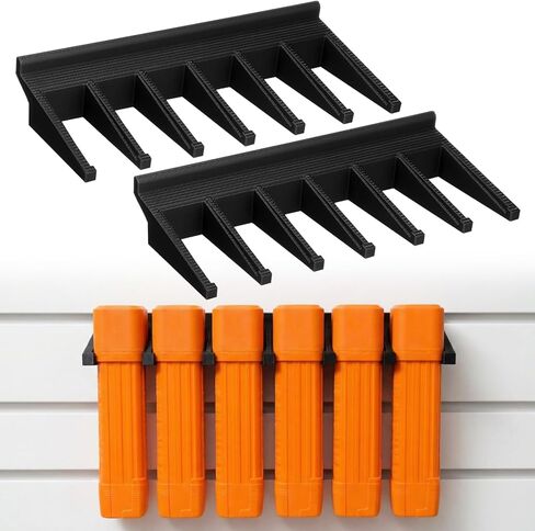 Gerrii 2 Pcs Magazine Rack Wall Mount Slatwall Magazine Storage Holders for Slatwall Pegboard Gridwall Storage Organizer Gear Equipment in Saudi Arabia