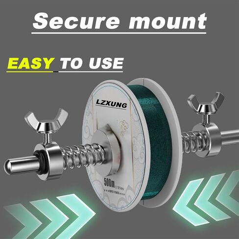 Fishing Line Spooler, Portable Reel Spooling Station for Spinning & Baitcasting Reels, Adjustable Winder Fits Multiple Spool Sizes, Tangle-Free Fishing Essentials in Saudi Arabia
