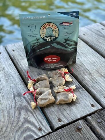 Jewels Catfish Bait - Variety Packs - 10oz Bags - 8 Pre-Filled Bait Pouches per Bag - Perfect for Rod&Reel, Trotlines, & Jugs in Saudi Arabia