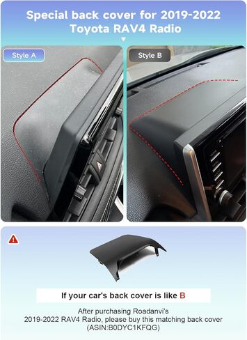 Roadanvi X14 12.3" 6G+128G Car Stereo for Toyota RAV4 2019-2022 Wireless Apple Carplay Android Auto Car Radio Bluetooth5.2 Android 14 Head Unit QLED Touch Screen 1920x720 GPS Navigation with knobs in Saudi Arabia