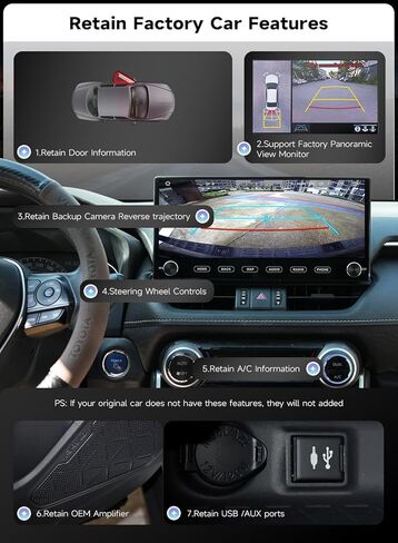 Roadanvi X14 12.3" 6G+128G Car Stereo for Toyota RAV4 2019-2022 Wireless Apple Carplay Android Auto Car Radio Bluetooth5.2 Android 14 Head Unit QLED Touch Screen 1920x720 GPS Navigation with knobs in Saudi Arabia