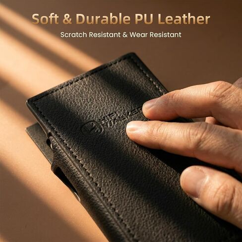 HIFI WALKER Protective PU Leather Case for H20 Ultra Portable Music Player, Shockproof Durable Cover, Lightweight Protective Case (Black) in Saudi Arabia