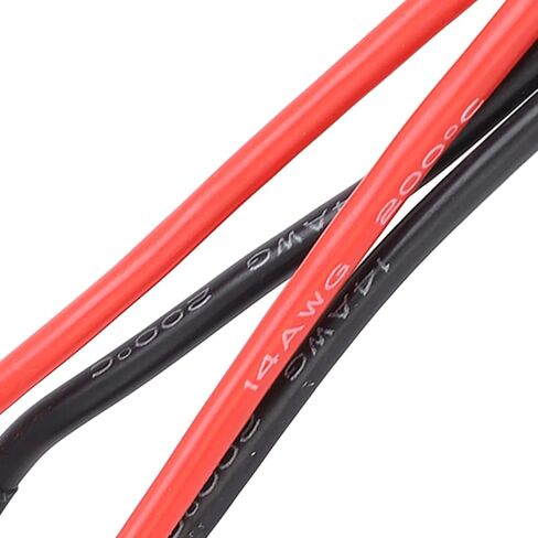 RiToEasysports XT60 Parallel Cable, Dual Extension Y Splitter 1 Female to 2 Male with Super Soft Silicone Wire, for RC Model Cars Airplanes Boats in Saudi Arabia