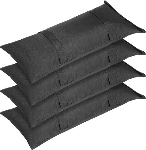 200 LBS Umbrella Base Weights Sandbags, 4 Packs Sand Bags for Weight, Weatherproof Fillable Heavy Duty Weight Sandbag for Outdoor Furniture Backyard Umbrella Garden Trampoline Poolside Accessories in Saudi Arabia