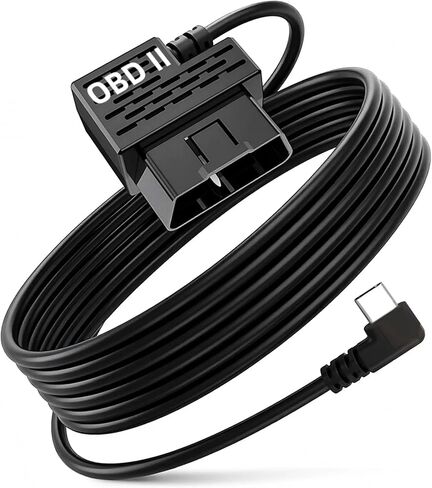 مجموعة أسلاك أجهزة Dash Cam USB C - كابل طاقة OBD مع وضع انتظار 24 ساعة، حماية من الجهد المنخفض واكتشاف السائق، متوافق مع Redtiger، Wolfbox، Vantrue، Viofo، Rove، TERUNSOUL ومعظم كاميرات Dash in Kuwait