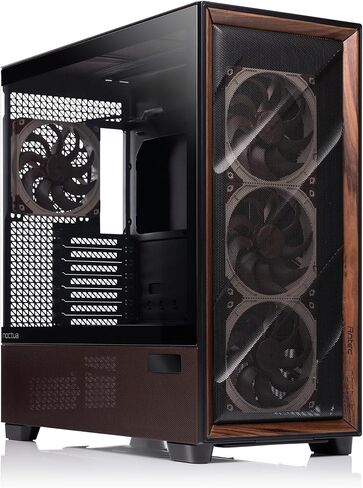 Antec Flux Pro Noctua Edition Ultra-Quiet PC Case (Black, Brown) in Saudi Arabia