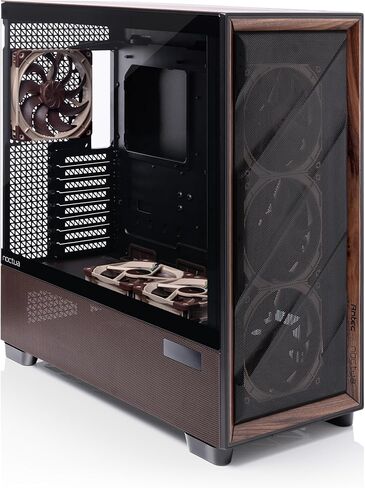 Antec Flux Pro Noctua Edition Ultra-Quiet PC Case (Black, Brown) in Saudi Arabia