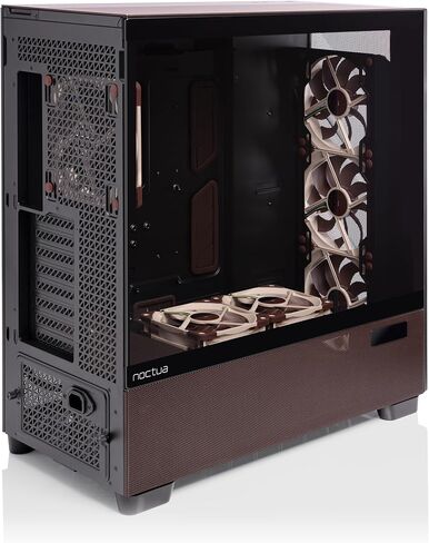 Antec Flux Pro Noctua Edition Ultra-Quiet PC Case (Black, Brown) in Saudi Arabia