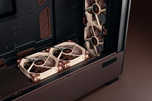 Antec Flux Pro Noctua Edition Ultra-Quiet PC Case (Black, Brown) in Saudi Arabia