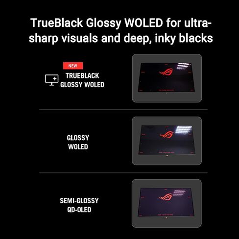 ASUS ROG Swift 27" OLED Gaming Monitor (PG27AQWP-W) - TrueBlack Glossy Tandem OLED, Dual-Mode (QHD@540Hz, HD@720Hz), 0.02ms, G-SYNC Compatible, Neo Proximity Sensor, DP 2.1, 3 yr Warranty in Saudi Arabia