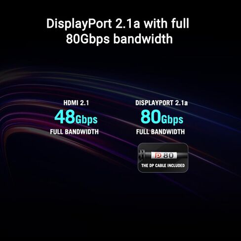 ASUS ROG Swift 27" OLED Gaming Monitor (PG27AQWP-W) - TrueBlack Glossy Tandem OLED, Dual-Mode (QHD@540Hz, HD@720Hz), 0.02ms, G-SYNC Compatible, Neo Proximity Sensor, DP 2.1, 3 yr Warranty in Saudi Arabia
