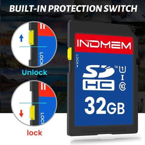 بطاقة SD سعة 32 جيجابايت، 5 بطاقات ذاكرة SDHC UHS-I U1 فئة 10 عالية السرعة عالية الدقة فيديو متوافق مع كاميرات Point-and-Shoot الرقمية وكاميرات الفيديو عالية الدقة وDSLR والكمبيوتر الشخصي، 32 جيجابايت (5 قطع) in Kuwait