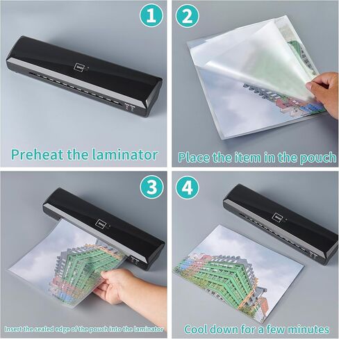 Binditek Thermal Laminating Pouches, 5mil Laminating Sheets, 2.5 x 4.25 Inches, ID Badge Without Clip, Ultra Clear, 200 Pack in Saudi Arabia