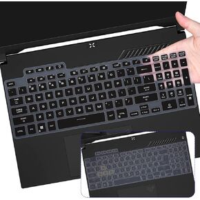 2PCS ASUS TUF Keyboard Cover for 2024 2023 2022 Gaming F16 FX607VU FX607JV, A16 FA607PI FA617NS 16"/ F17 FX707 / F15 FX507 FX507VU, Dash 15 F15 FX517, A15 FA507NU / A17 FA707RM Skin in Saudi Arabia