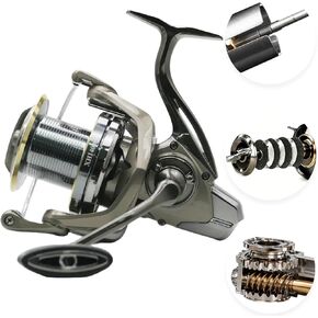 8000/10000/14000 Heavy Duty Saltwater Fishing Spinning Open Face Surf Reel,6+1bb 4.8:1 Gear Ratio, 61lbs MAX Drag Heavy Long Casting Inshore Monster Fish by Quorelynx in Saudi Arabia