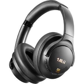 1Mii Y8 Active Noise Cancelling Headphones, Bluetooth 6.0 Headphones Wireless Over Ear, Hi-Res 75H Playtime, Volume Control, AI Voice Chat, Custom EQ via APP Comfort for Airplane & Home Office - Black in Saudi Arabia