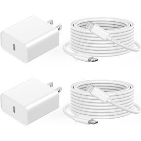 [Apple MFi Certified] iPhone Charger Fast Charging, 2 Pack PD 20W Type C Charger Fast Charging Block with 6FT USB C to Lightning Charger Cable Cord Compatible with iPhone 14 13 12 11 Pro Max XS XR X 8 in Saudi Arabia