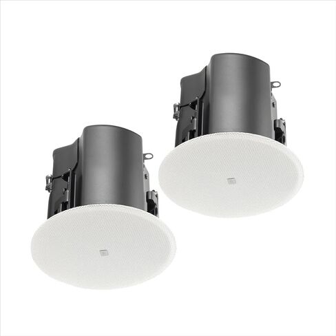 JBL Professional JBL-Control 416C/T 6.5" 2-Way, Coaxial, 50 Watt, in-Ceiling Speaker with Backcan, 8 Ohm or 70V / 100V, Magnetic Grill, White in Saudi Arabia