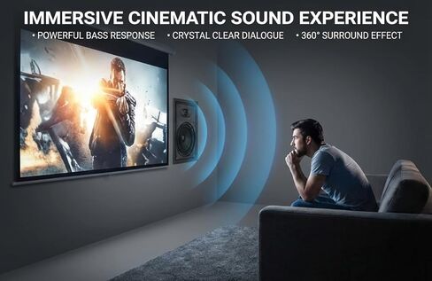 Herdio 6.5 Inch 2-Way in-Wall Speaker for Whole House Surround Audio, 1" Silk Dome Tweeter, Magnetic Paintable Mesh Cover, Compatible with Whole House Audio or Home Theater, Single White in Saudi Arabia