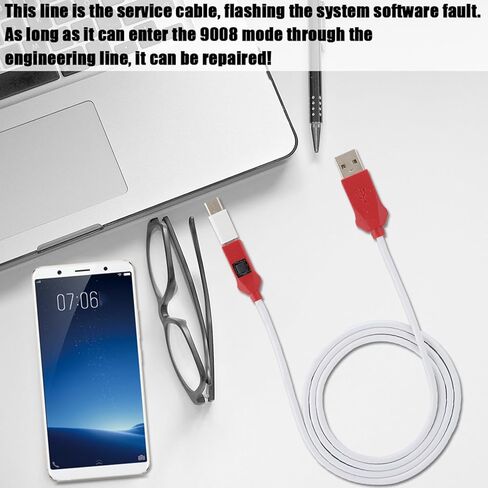 Pomya Deep Flash Cable 9008 Mode Service Cable for Forced Flashing & BL Lock Ignore, Compatible with 4S 4C 4i NOTE3 5 3, PVC Material in Saudi Arabia