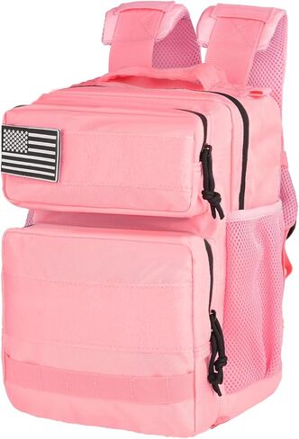 aiGear 15L Tactical Backpack for Men Women, Small Molle Military Backpack with 900D Oxford Fabric, Waterproof Hiking Daypack Bug Out Bag for Outdoor Travel Gym Work EDC Gear(15L Black) in Kuwait