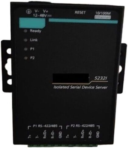 خادم جهاز Arionyx NPort 5232I-T بمنفذين RS-422/485 مع عزل بصري 2 كيلو فولت، درجة حرارة التشغيل -40 إلى 75 درجة مئوية in Saudi Arabia
