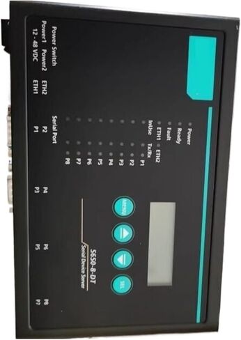 Arionyx NPort 5650-8-DT 8-Port RS-232/422/485 Desktop Device Server with DB9 Male Connectors and 48 VDC Power Input in Saudi Arabia